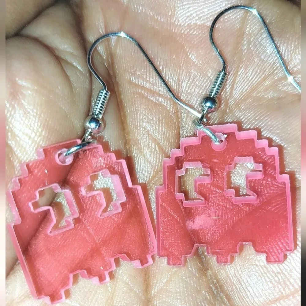 Retro cartoon earrings